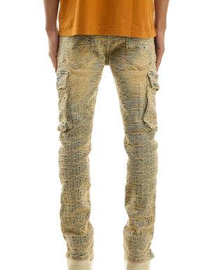 
                  
                    Load image into Gallery viewer, KDNK JAC SKINNY T BLUE CARGO JEANS
                  
                