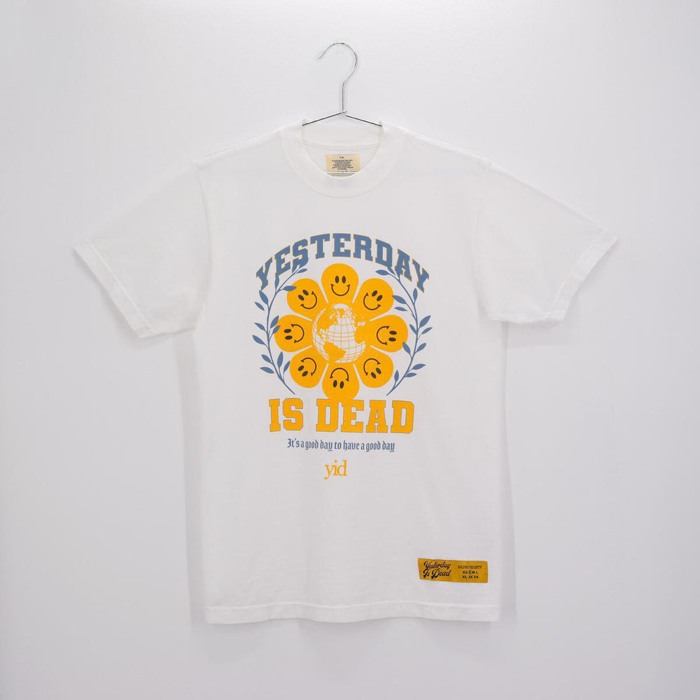 YESTERDAY IS DEAD GOOD DAY TEE WHITE