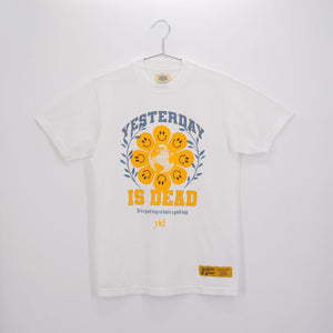
                  
                    Load image into Gallery viewer, YESTERDAY IS DEAD GOOD DAY TEE WHITE
                  
                