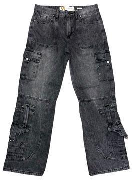 
                  
                    Load image into Gallery viewer, WAIMEA BAGGY FIT BLACK WASH JEANS
                  
                