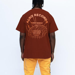 
                  
                    Load image into Gallery viewer, ALMOST SOMEDAY HI-FI BROWN  TEE
                  
                