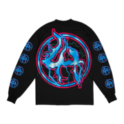 
                  
                    Load image into Gallery viewer, LOSTHILLS SKULL BLK/RD/BLUE LONG SLEEVE
                  
                