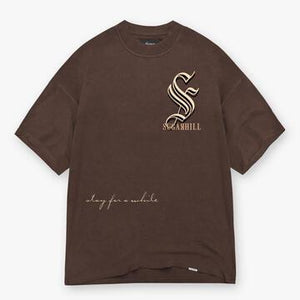 
                  
                    Load image into Gallery viewer, SUGARHILL &amp;quot;NO VACANCY&amp;quot; T-SHIRT (BROWN)
                  
                