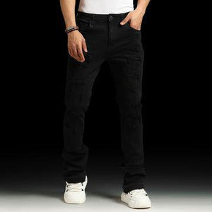 
                  
                    Load image into Gallery viewer, WAIMEA BLACK FLARE JEANS
                  
                