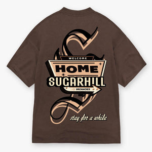 
                  
                    Load image into Gallery viewer, SUGARHILL &amp;quot;NO VACANCY&amp;quot; T-SHIRT (BROWN)
                  
                