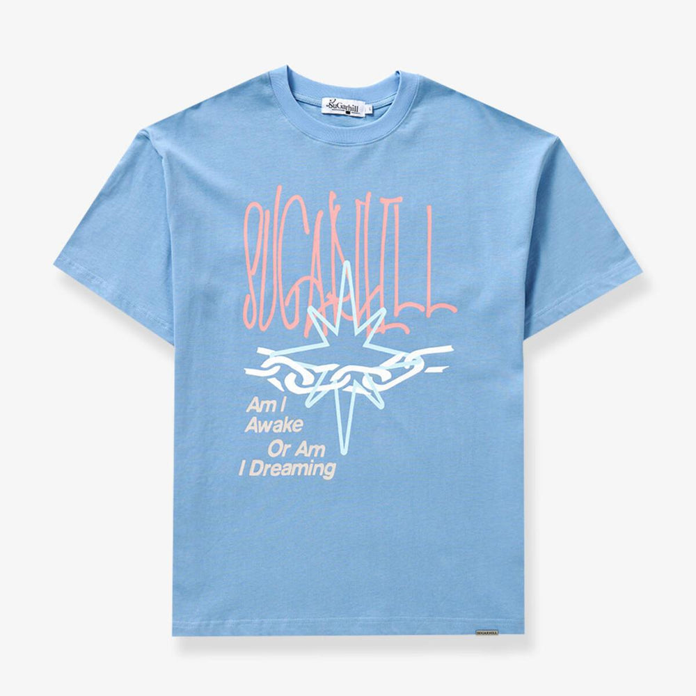 
                  
                    Load image into Gallery viewer, SUGARHILL &amp;quot;PARANOID&amp;quot; T-SHIRT (PACIFIC BLUE)
                  
                