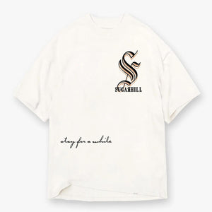 
                  
                    Load image into Gallery viewer, SUGARHILL &amp;quot;NO VACANCY&amp;quot; T-SHIRT (WHITE)
                  
                